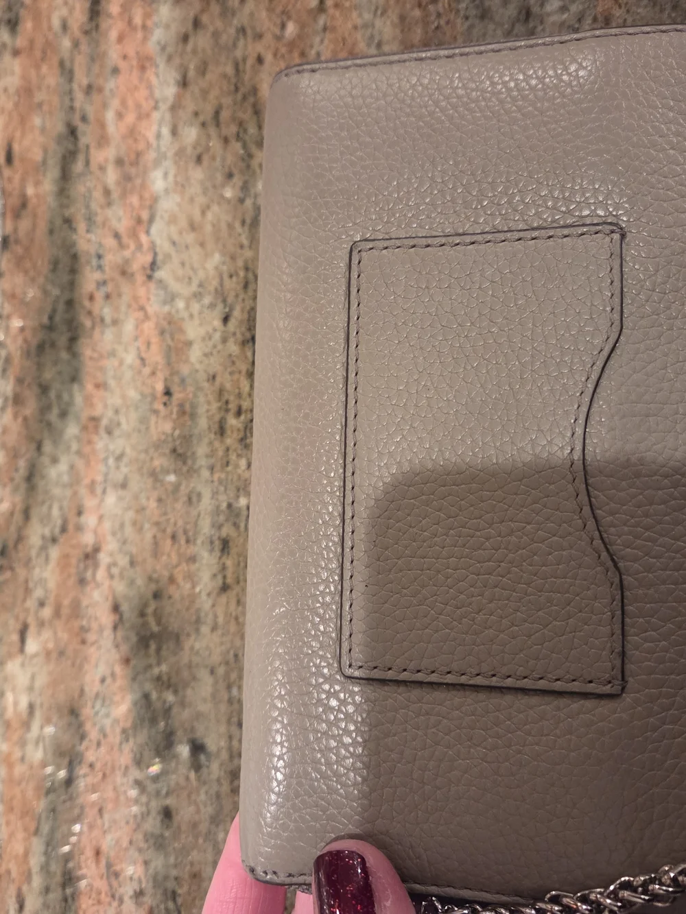 Tory Burch Pebbled Leather Crossbody and Zip Wallet - Neutral Taupe